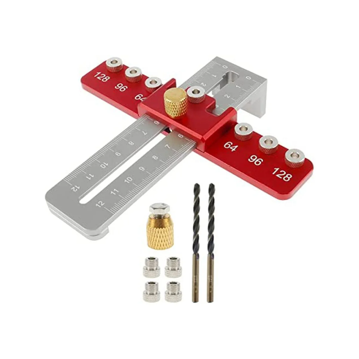 

Cabinet Hardware Jig,Alloy Cabinet Handle Jig,Adjustable Drill Template GuideTool,for Installation of Door Drawer Handle