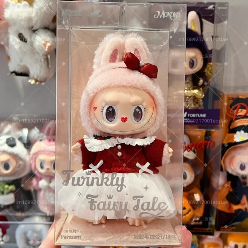 thumbnail image 1 of Hot Sale 1:1 Replica Pink Labubu Monsters Mokoko Series Spring Flowers Sweetheart Limited Editio Vinyl Doll Kawaii Ornament Gift, 1 of 5
