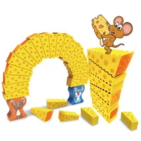 Cheese Stack Cake Tower Falling Toy Crazy Mouse Cake Children's Puzzle Board Game the Best Gift for Kid 1