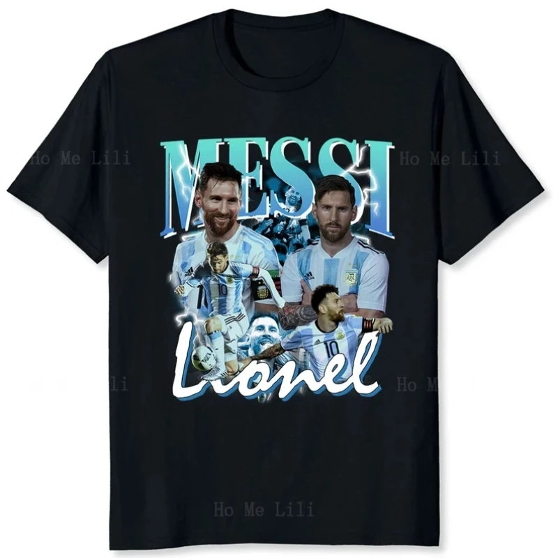Messi Bootleg Ici Argentina World T-Shirt Oversize Vintage