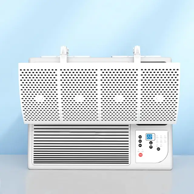 Window Air Conditioners Deflector Adjustable Air Conditioning Windshield Deflector with Universal Bracket for Easy Installation 2