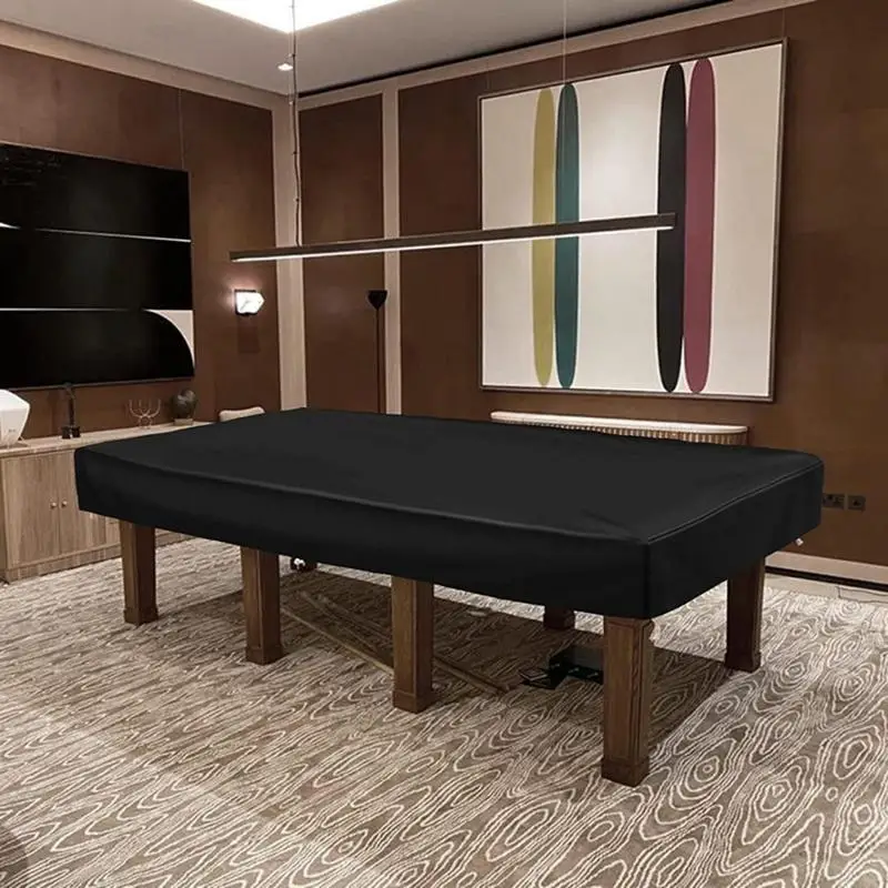 210D Oxford Cloth Waterproof Dust Cover With Drawstring 7 8 9 Foot Indoor Outdoor Billiard Pool Table Cover Game Table Protector