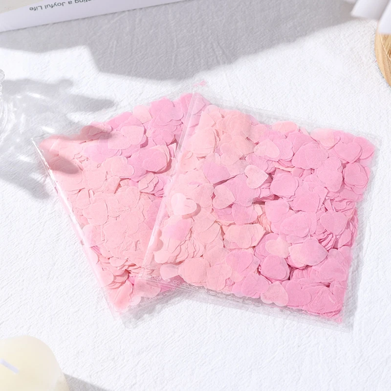 1200-12000 Stück herzförmige künstliche Blütenblätter aus Papier, Valentinstag, Tischdekoration, Hochzeit, Zuhause, Party, Dekoration, Wurfzubehör – Detail 8