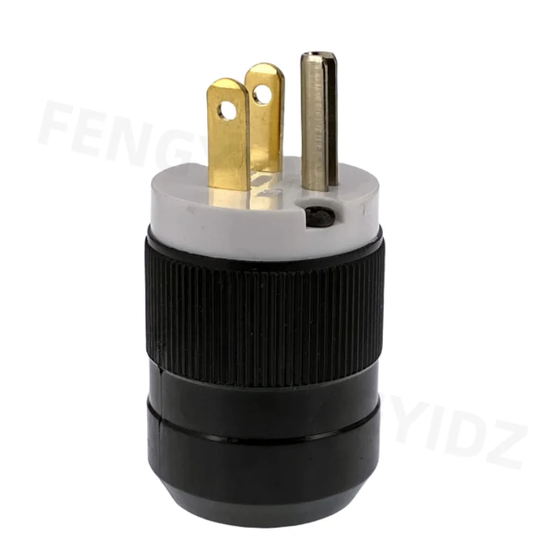125V 15A L5-15p L5-15R copper Female male wired lock connector US industry Generator control nema power plug Receptacle Socket