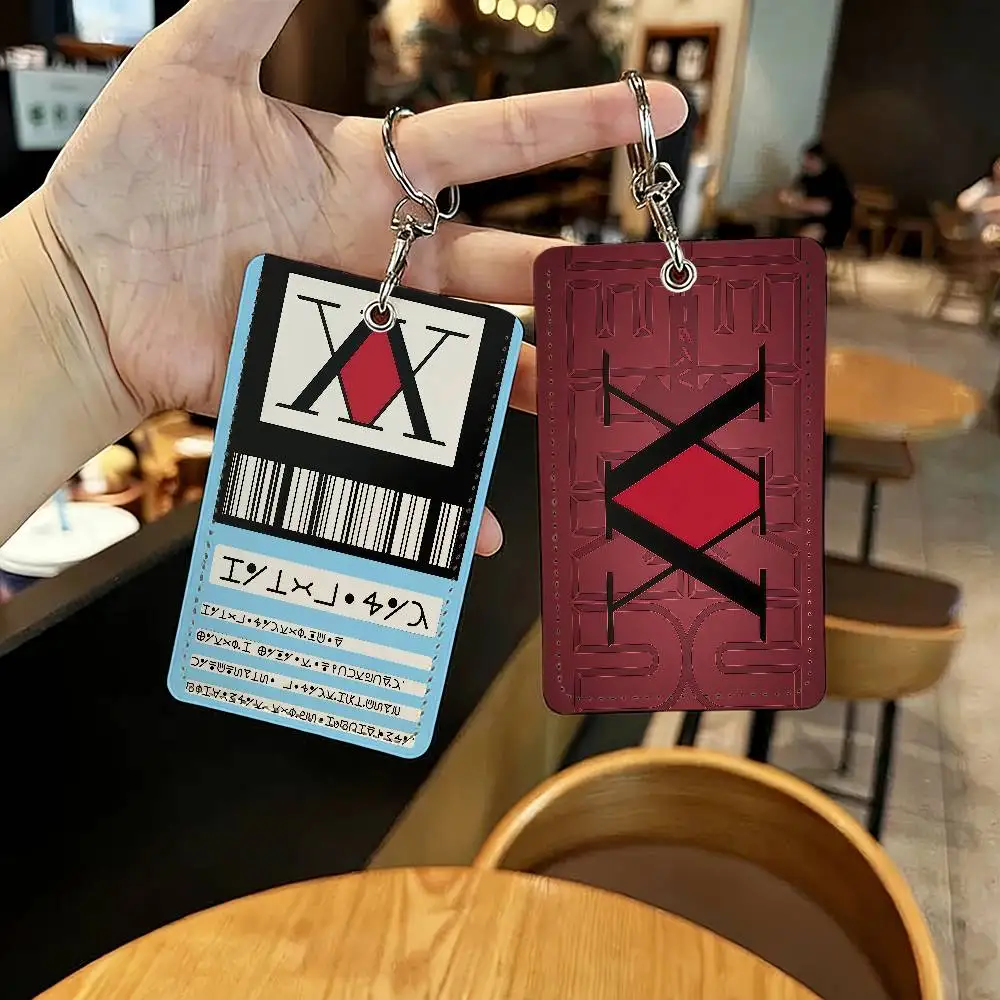 Versatile Hunter X Hunter Card Holder and Keychain with Loss Prevention