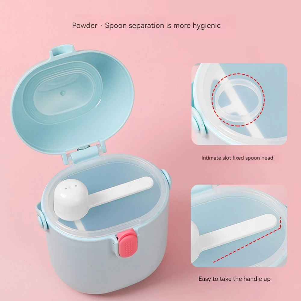 Portable Baby Food Storage Box BPA Free Formula Dispenser Cartoon Infant Milk Powder Box Toddler Snacks Cup Container