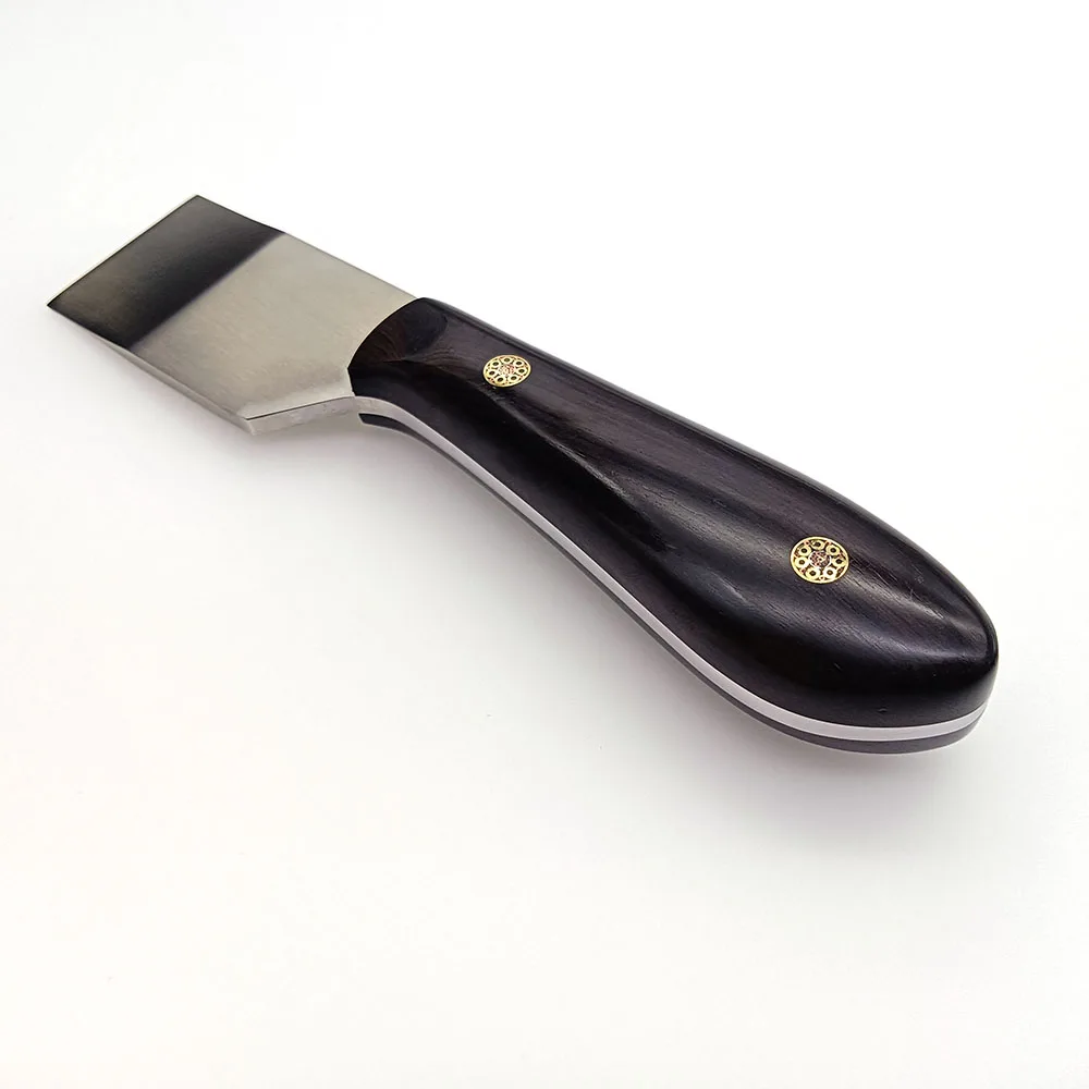 Baver Leather craft cutting Skiver Blade Knife cutter Tools Ebony wooden handle handcraft DIY