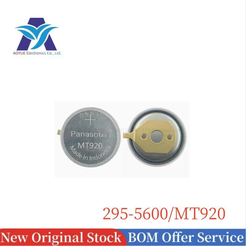 5 Pz/Lotto Nuovissimo 295-5600 Mt920 Per Orologio A Celle Solari Citizen Fotocinetico Energia Ricaricabile Batteria Piede Corto