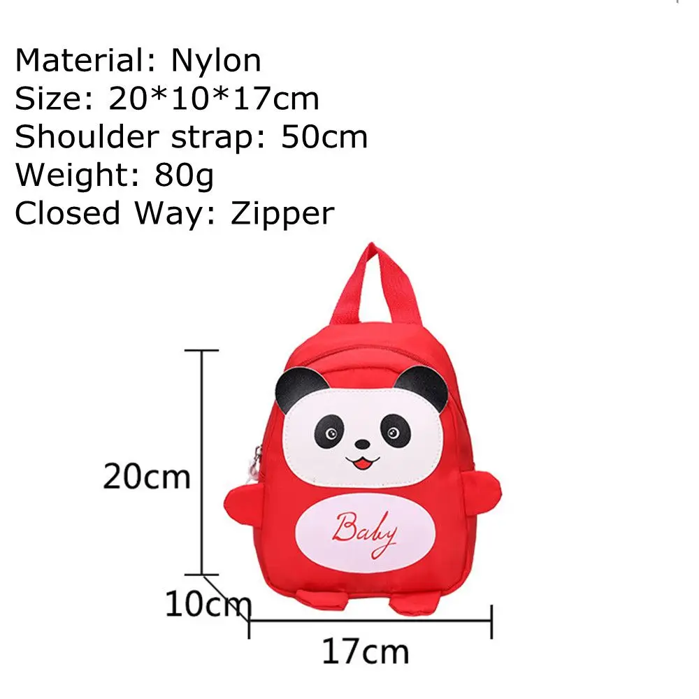 Nylon Cartoon Panda Mini Backpack for Kids