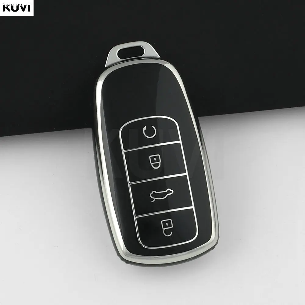 10-Piece TPU Car Key Case Protector Set