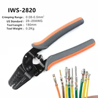 IWISS IWS-2820 JST-XH Connectors kit mini hand crimping pliers set Crimping Tools for JAM, Molex, Tyco, JST Terminals 2