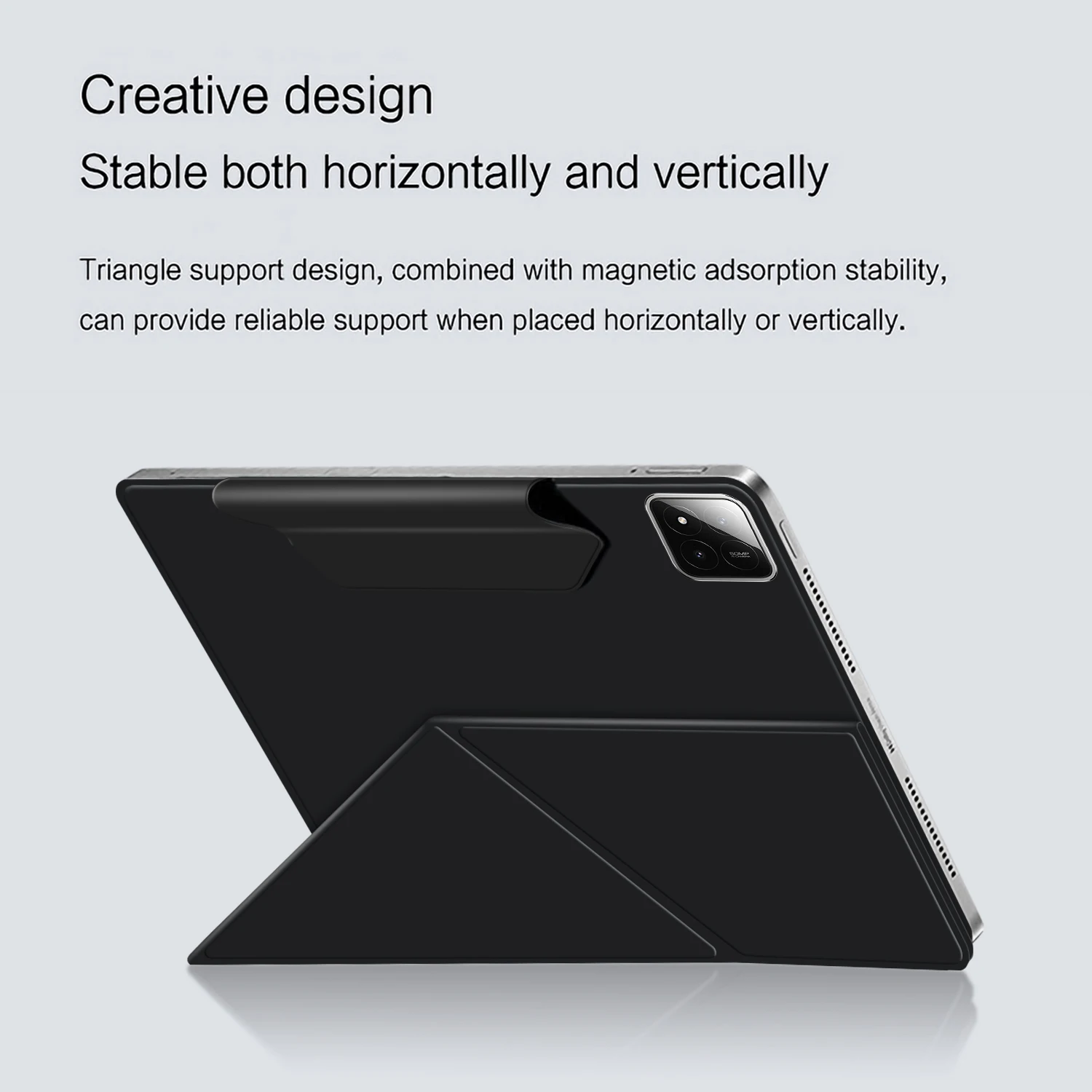 Smart Magnetic Y-Fold Tablet Case with Enhanced Protection – 11.2 Inch