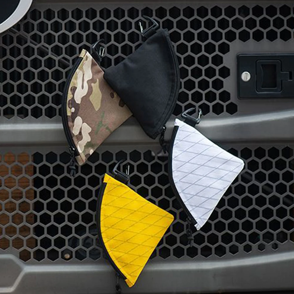 Waterproof Nylon Purse Manual Coffee Filter Paper Storage Bag Outdoor Camping Picnic Filter Paper Organizer Triangular Pouch