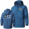 Classical Hooded Shell Windproof Waterproof Jacket Outdoor Camping Climbing Outerwear Ceske zbrojovky CZ Men's Windbreaker Coats 1