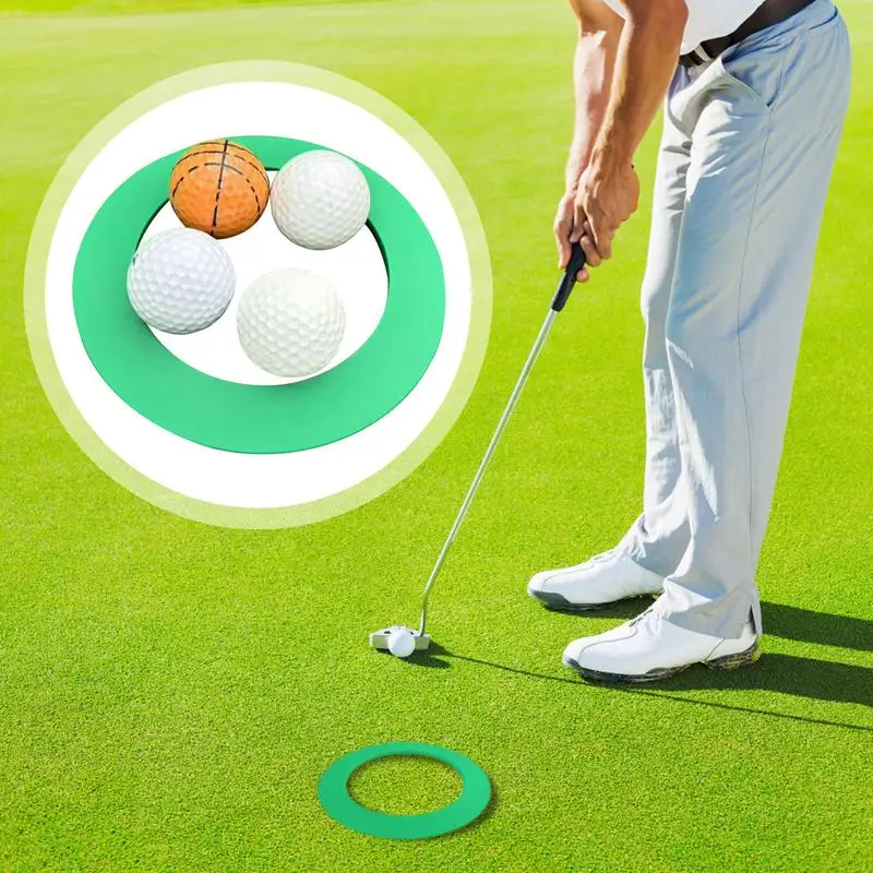 Golf Putting Cup Indoor All-Direction Golf Practice Hole All-Direction Golf Practice Hole Golf Putting Accuracy Trainer Portable 5