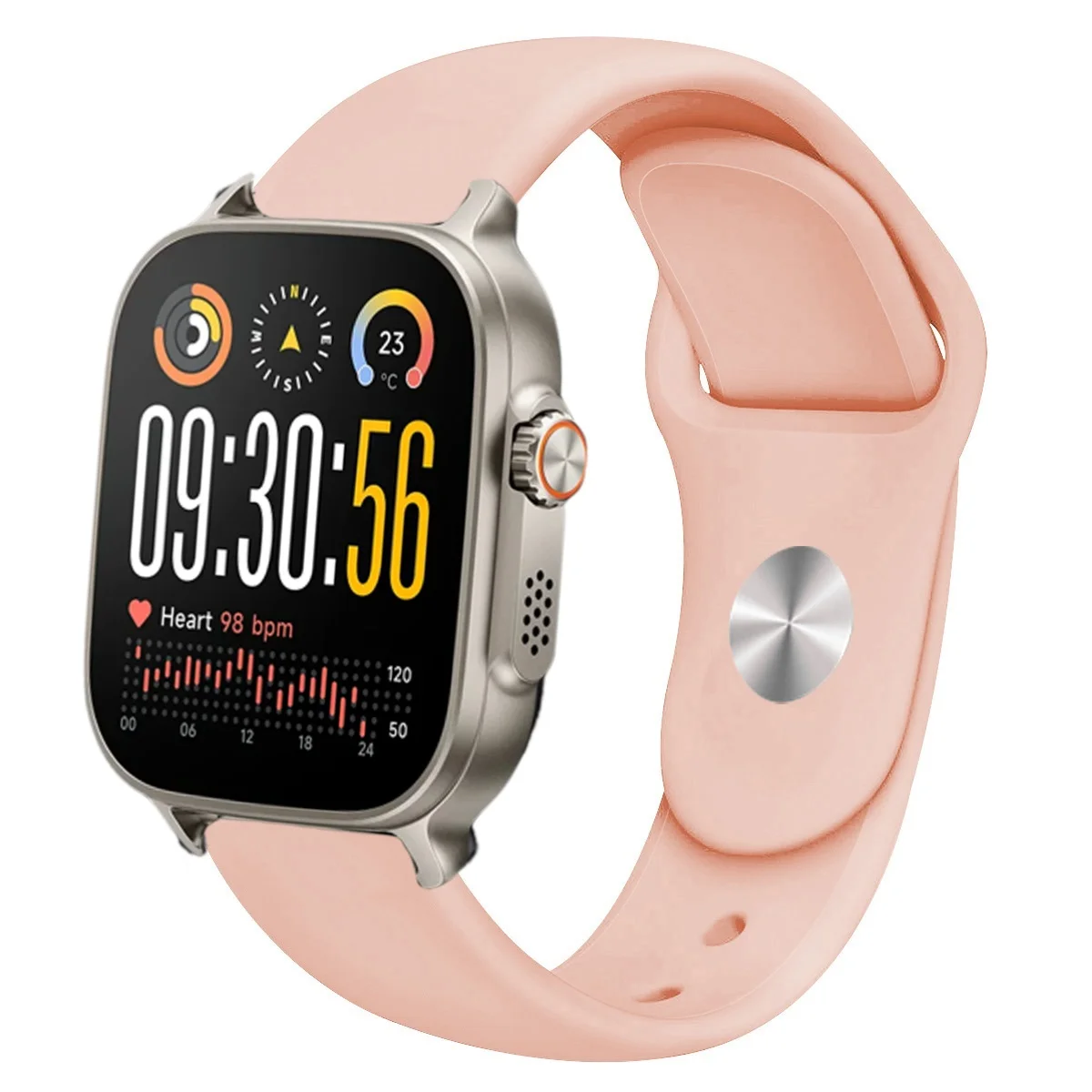 Sport Silicone Bracelet 22mm Watch Straps - Universal Fit