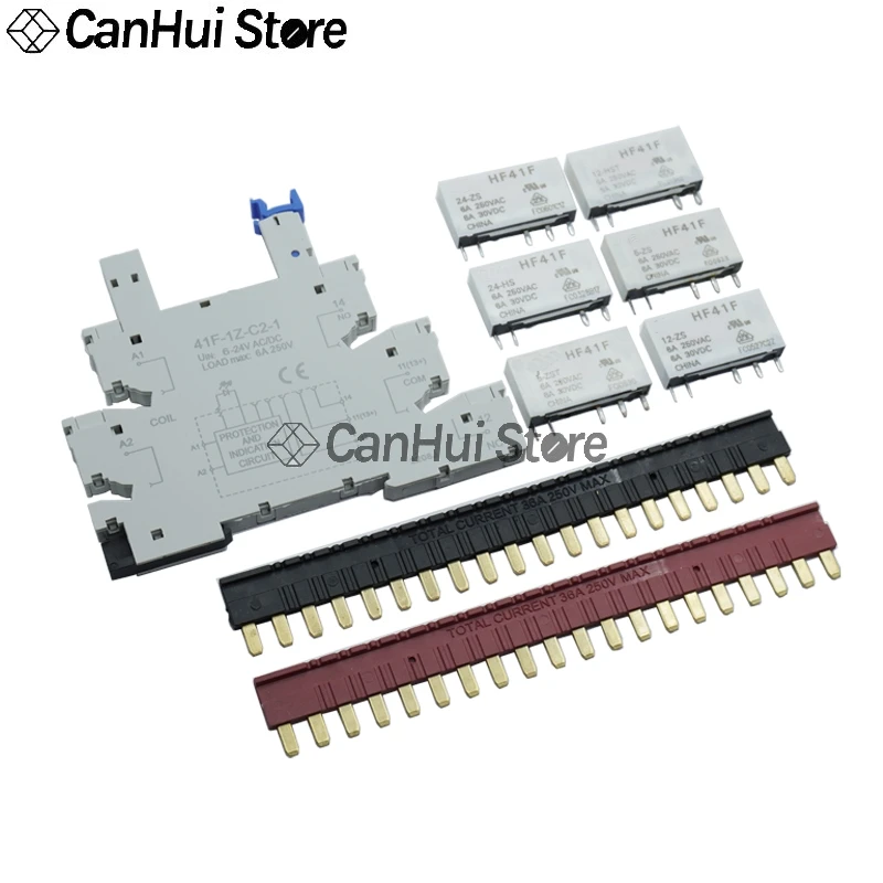 10 stuks/partij HF41F 005 012 024-HST 4PIN HF41F5VCDC 12V DC 24VD-ZST