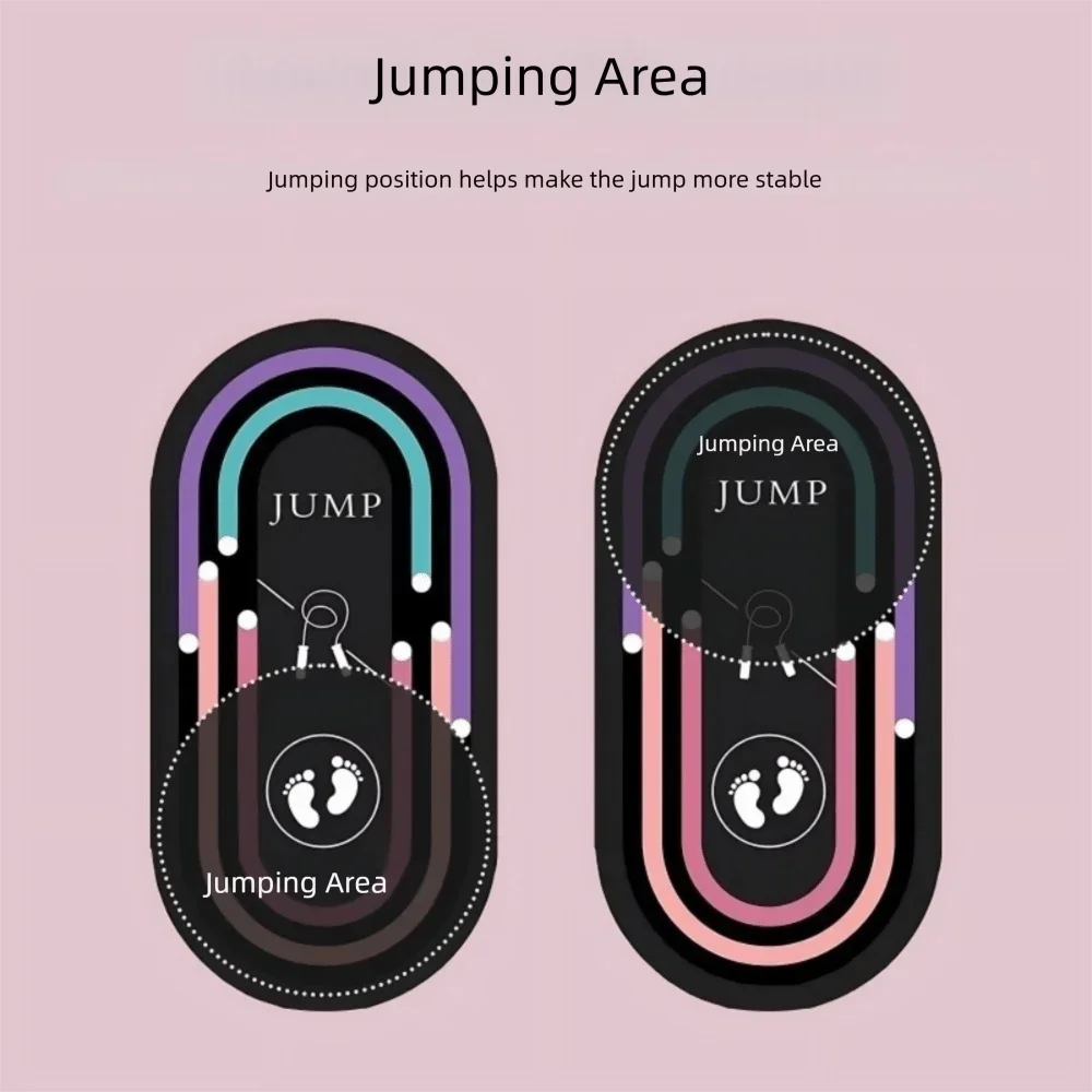 New Soundproof Yoga Mat Purple Black High Density Jumping Rope Mat Thickened Yoga Pad Women Men