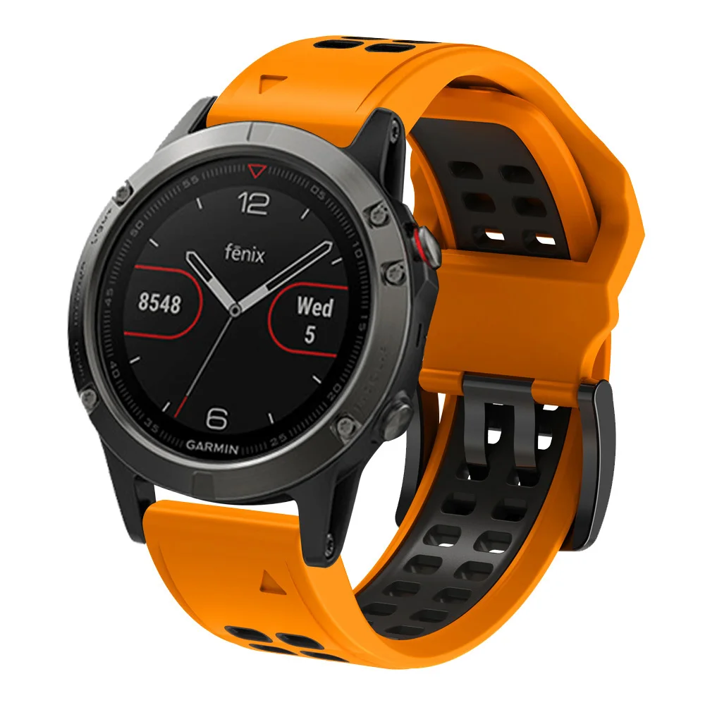 Premium Silicone Watch Band with Quick Release Mechanism - Versatile Strap for Sports and Everyday Use