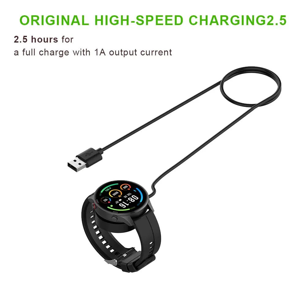 كابل شحن USB بطول 1 متر لساعة Xiaomi S1 Active Spo...