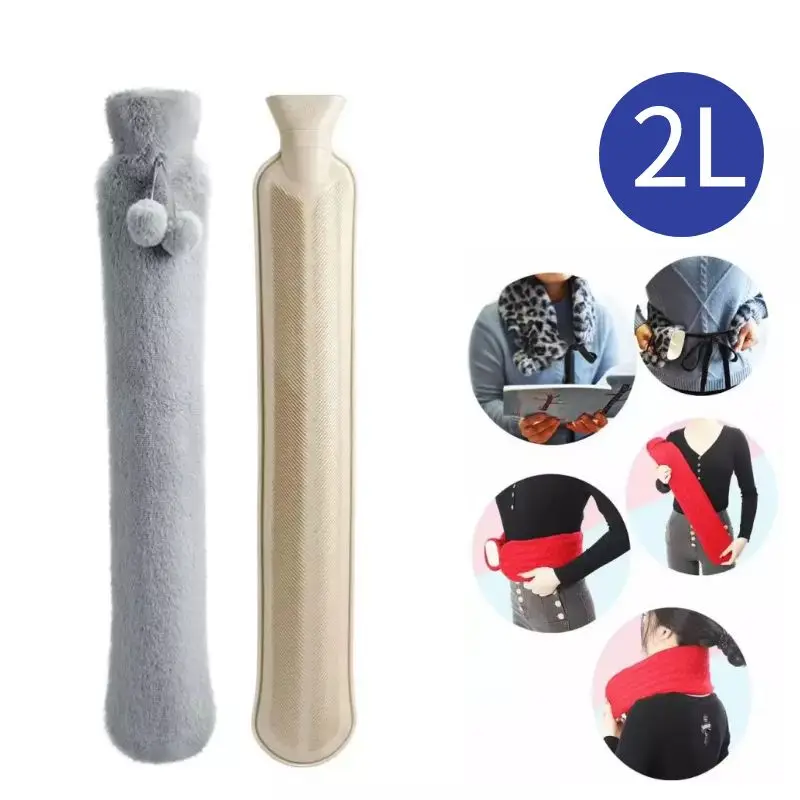 Long Hot Water Bottle Portable Hand Warmers Bed Warm Belly Instant Hot