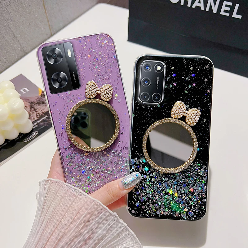Coque de téléphone à paillettes miroir Quicksand, étui pour Huawei P50 P30 P20 P10 P9 Lite 4G 5G P40 Pro P Smart Plus Z 2019 2020_voghion.com