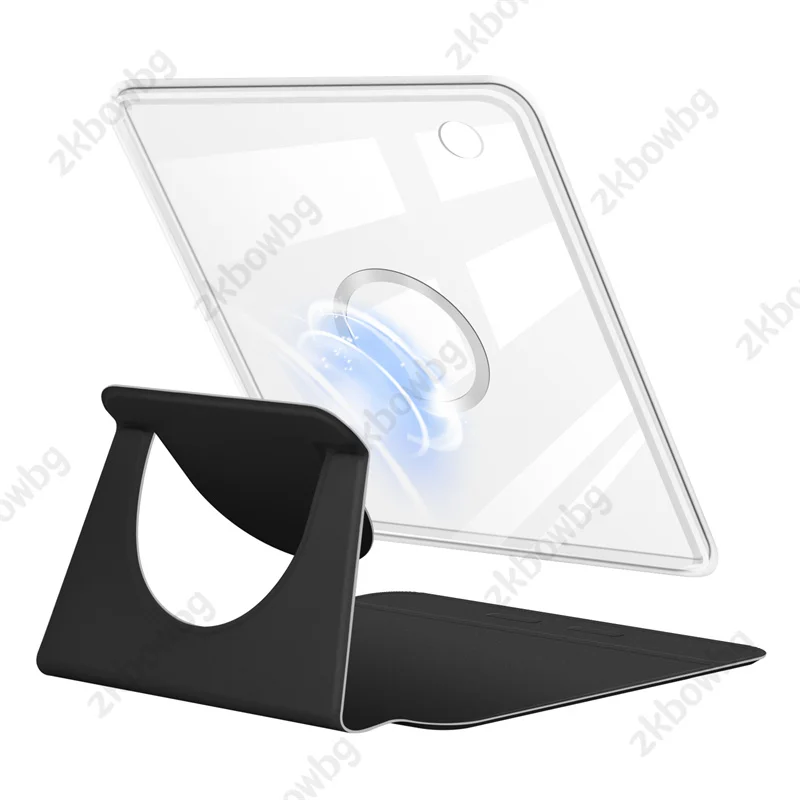 Magnetic Detachable 360° Rotatable Acrylic PU Leather Stand Cover
