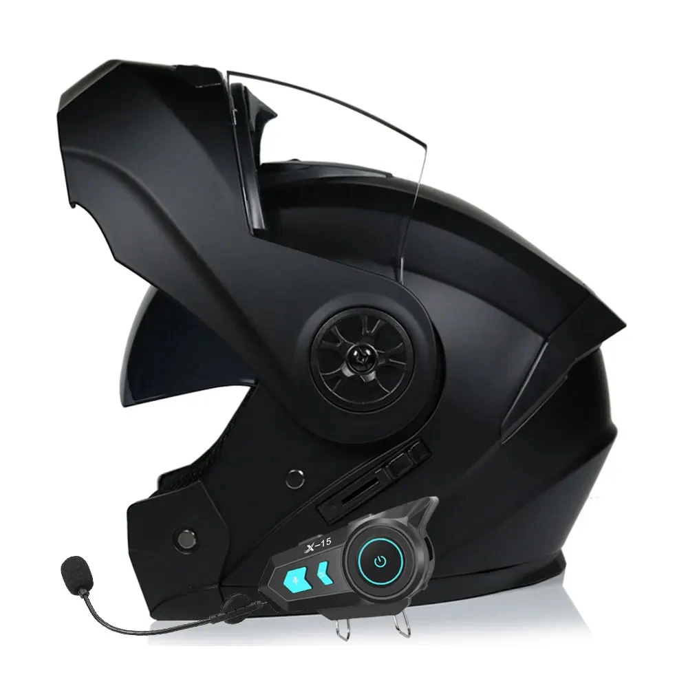 Ultimo Casco Moto Auricolare Bluetooth Casco Moto Casco Integrale Capacete De Moto Dot Approvato Casco Da Ciclismo Motociclista