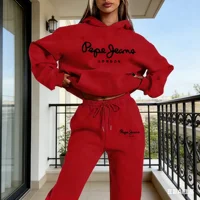 Offre spéciale quotidienne: vêtements de sport simples à manches longues pour femmes, pantalons de sport à la mode pour femmes, sweat à capuche de sport de plein air décontracté 5
