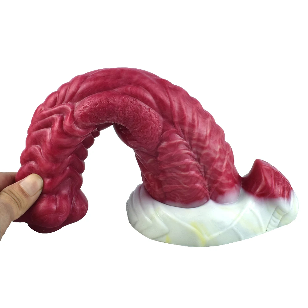 قضيب اصطناعي مقوس للخيول من NNSX مع مصاصة لقضيب كبير على شكل حيوانات مع قضيب  قضيب مزيف وقضيب ألعاب جنسية للبالغين للنساء مثلي الجنس - AliExpress