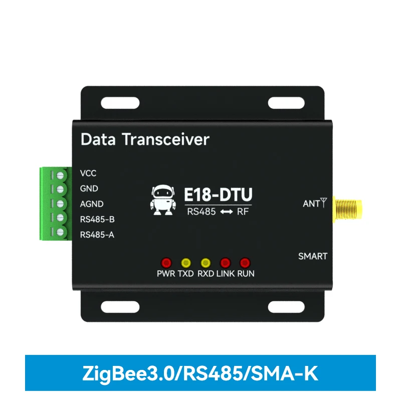 

CC2530 Zigbee 3.0 Wireless Data Transmission Station 20dBm RS485 E18-DTU(Z20-485) DC8V ~ 28V Zigbee Data Transceiver