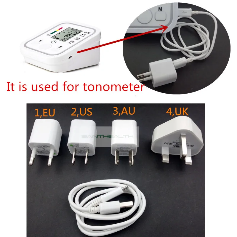 Blood Pressure Monitor Portable Russian Voice Arm Automatic BP Sphygmomanometer Tensiometer Heart Rate Pulse Meter