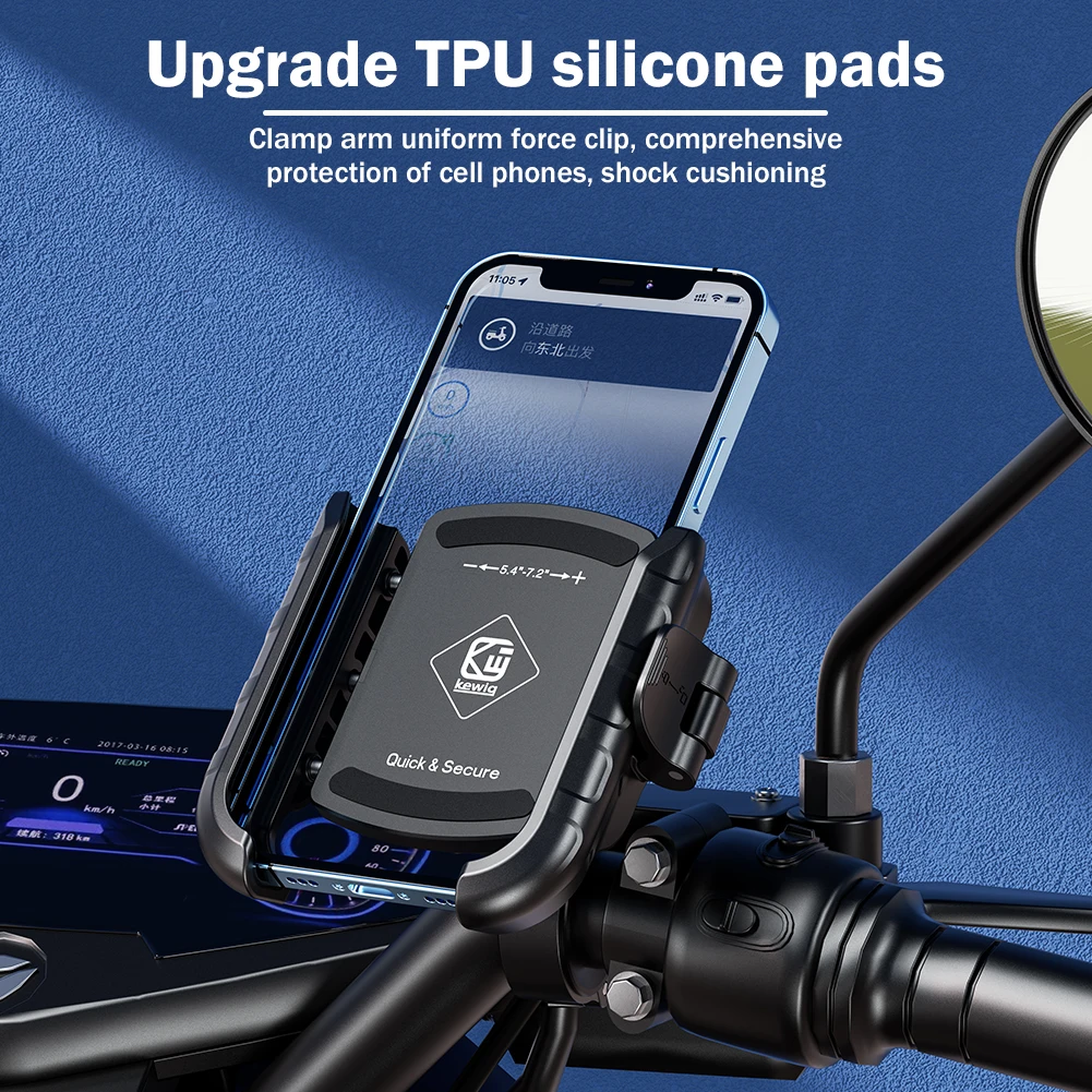 Motorcycle Phone Holder Waterproof Case Bike Mount 1 Ball Mobile Socket  Support - Holders & Stands - Aliexpress