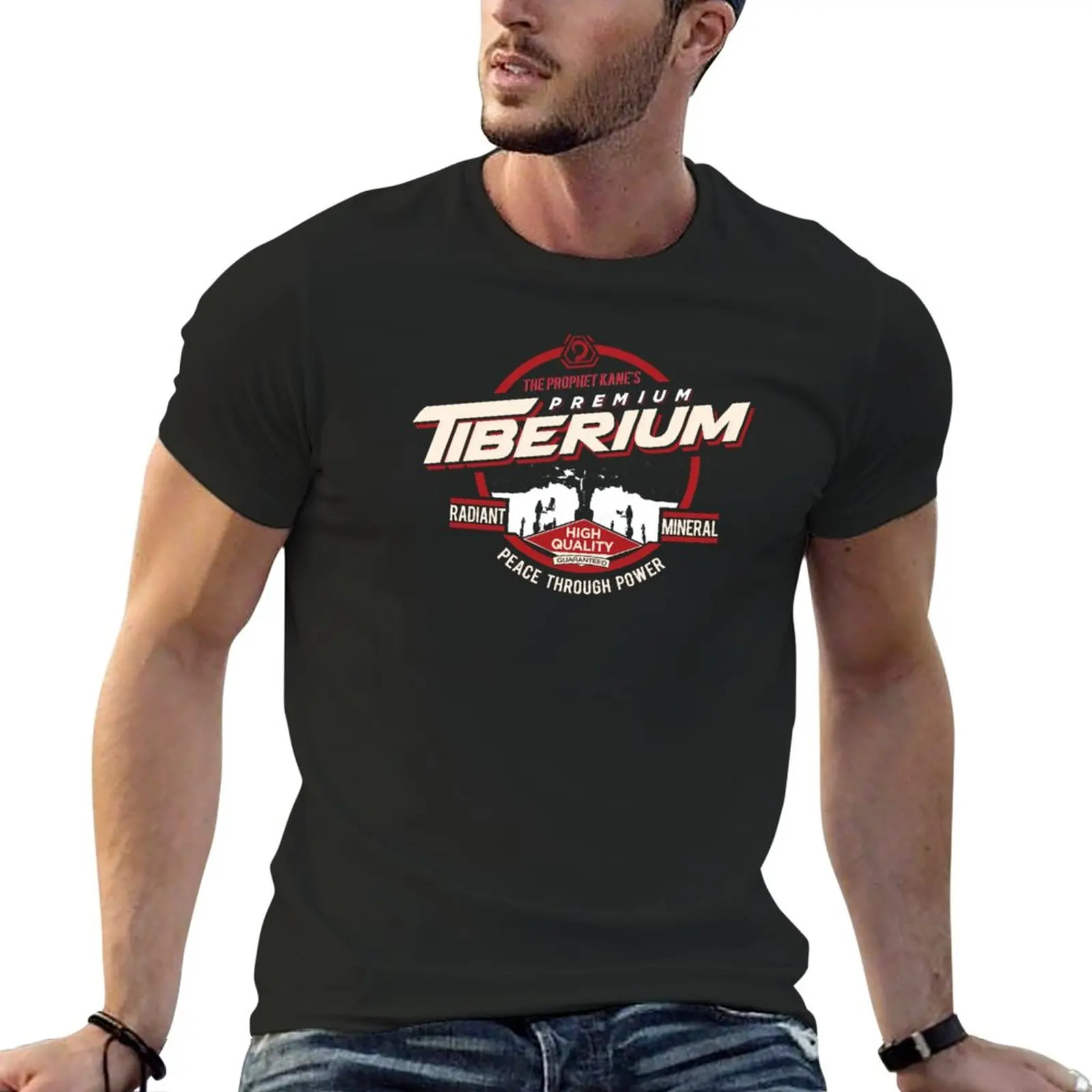 

Tiberium - NOD (Red) T-Shirt t shirt man sweat shirt Anime t-shirt graphic t shirts oversized t shirt men