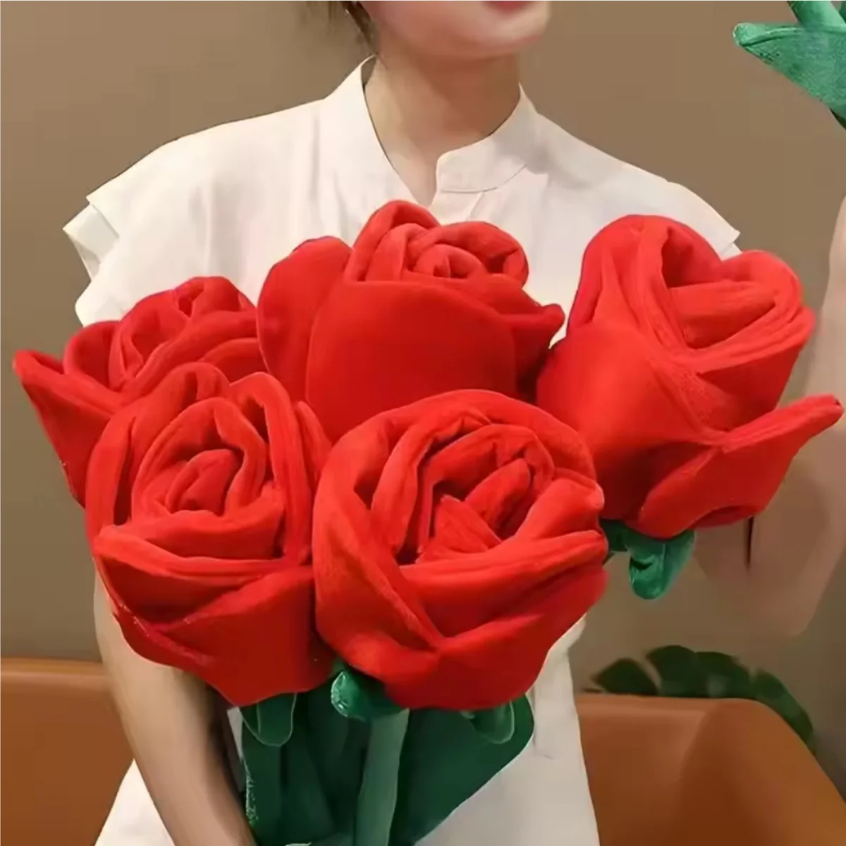 Plush Artificial Rose Bouquet 85cm Large Home Decoration Valentine's Day Mother's Day Gift