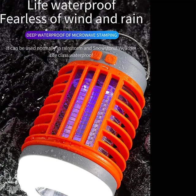 2023 Buzz Blast Pro Portable Mosquito Zapper Solar És Usb Töltés Kültéri Beltéri Elektromos Bug Számára - Image 5