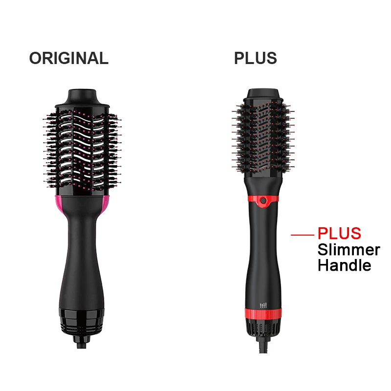 LISAPRO One-Step Hot Air Brush 2.0 Soft Touch Pink Hair Dryer Brush  Multifunctional Hair Styler Tool 3 IN 1 Blow Dryer Comb - AliExpress