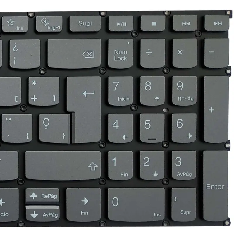Teclado Espanhol e Latino Retroiluminado para Lenovo Ideapad 15iil05 15are05 15itl05 515iil05 5-15itl05 3-15itl6 3-15ada6 3-15alc6 Novo - Imagem 3