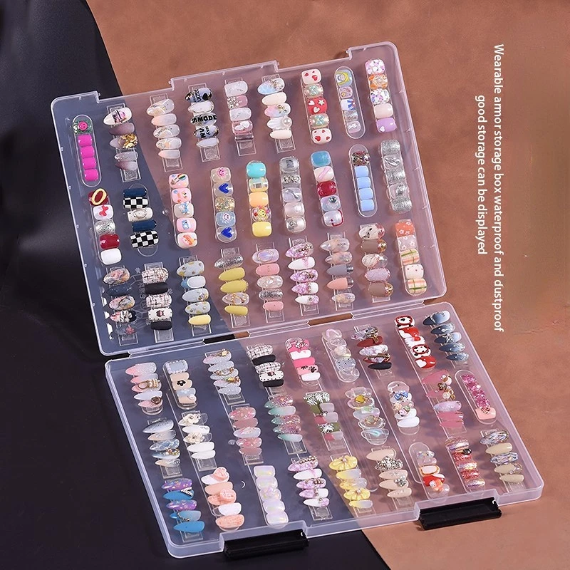 Nail-Tips-Display-Book-Nail-Art-Showing-Shelf-Gel-Polish-False-Nails ...