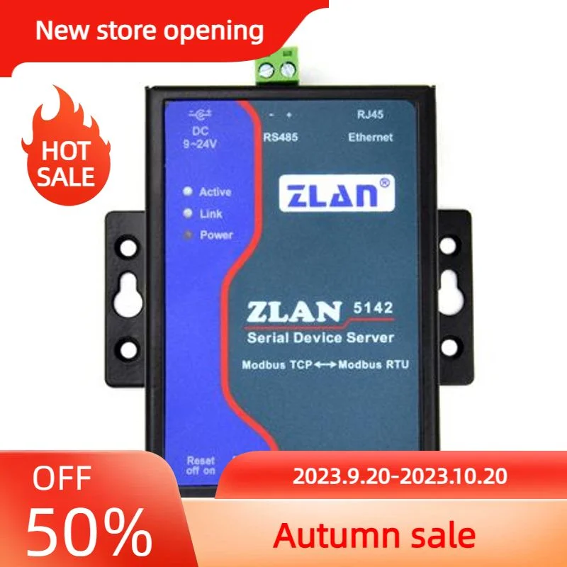 

Нормальный многохост Modbus ZLAN5142 RS232/485 порт Modbus TCP к RTU конвертер