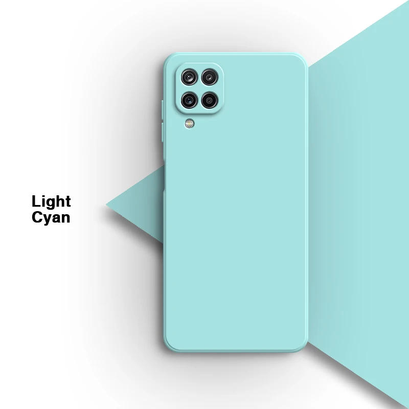 Solid Color Silicone Phone Case - Soft Liquid Shell, High-Quality Back Cover