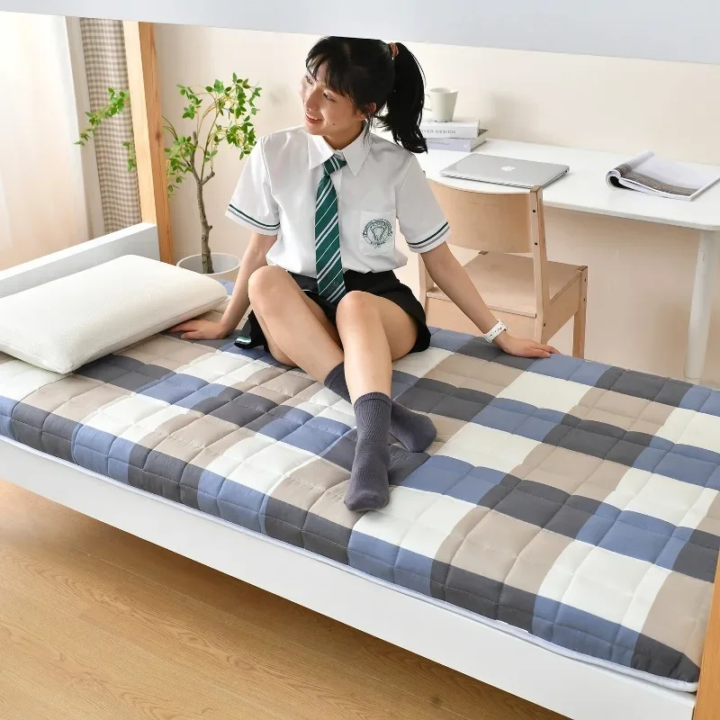 

Cotton Mattress Queen Size Couple Sponge Single Upholstered Household Bed Mattress Tatami Mat Bedroom Furniture Accessories