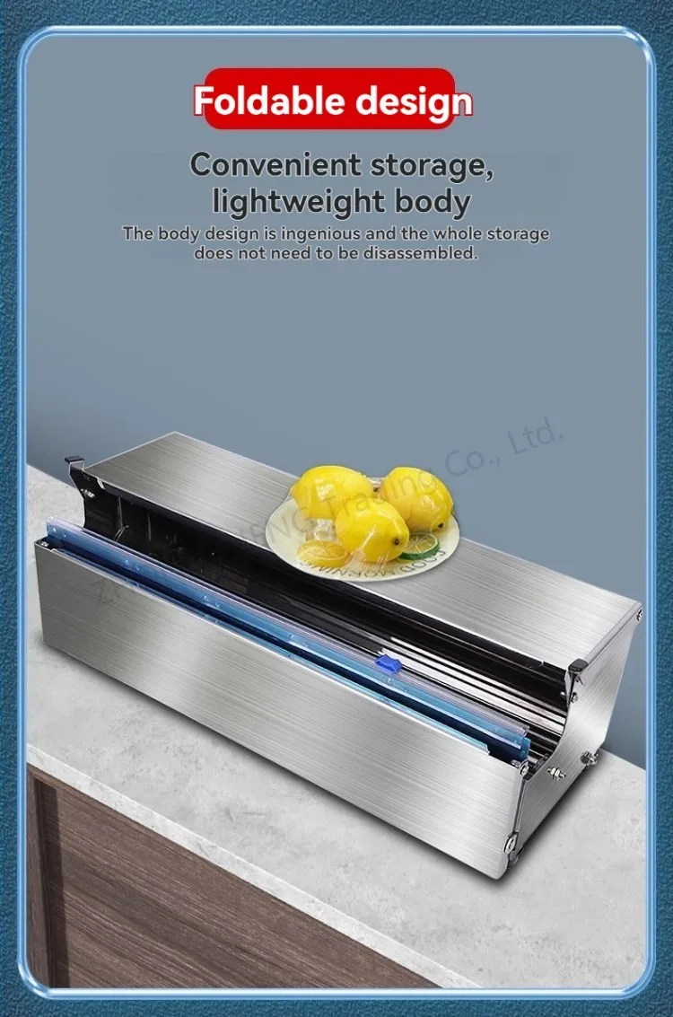 Plastic Wrap Baler Commercial Packaging Supermarket Vegetables and Fruits Sealin