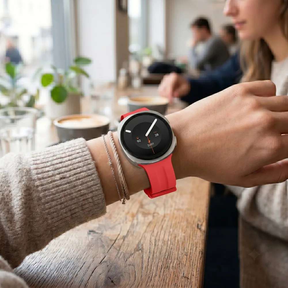 Breathable Unisex Sports Silicone Watch Band