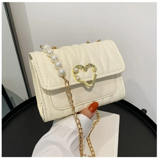 

Белая женская сумочка на цепочке 2023, роскошная трендовая женская сумка на плечо для девушек, женские сумки через плечо из ПВХ, женская сумка-тоут из искусственной кожи