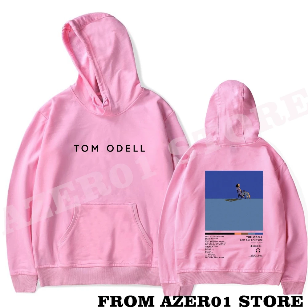 Tom Odell Merch Best Day Of My Life Hoodies Winter Men/Women Hooded Sweet Streetwear Long Sleeve Sweatshirt