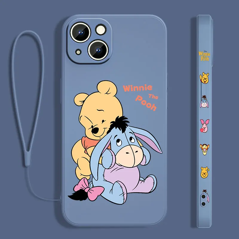 Disney Cute Winnie The Pooh Phone Case For Apple iPhone 15 14 13