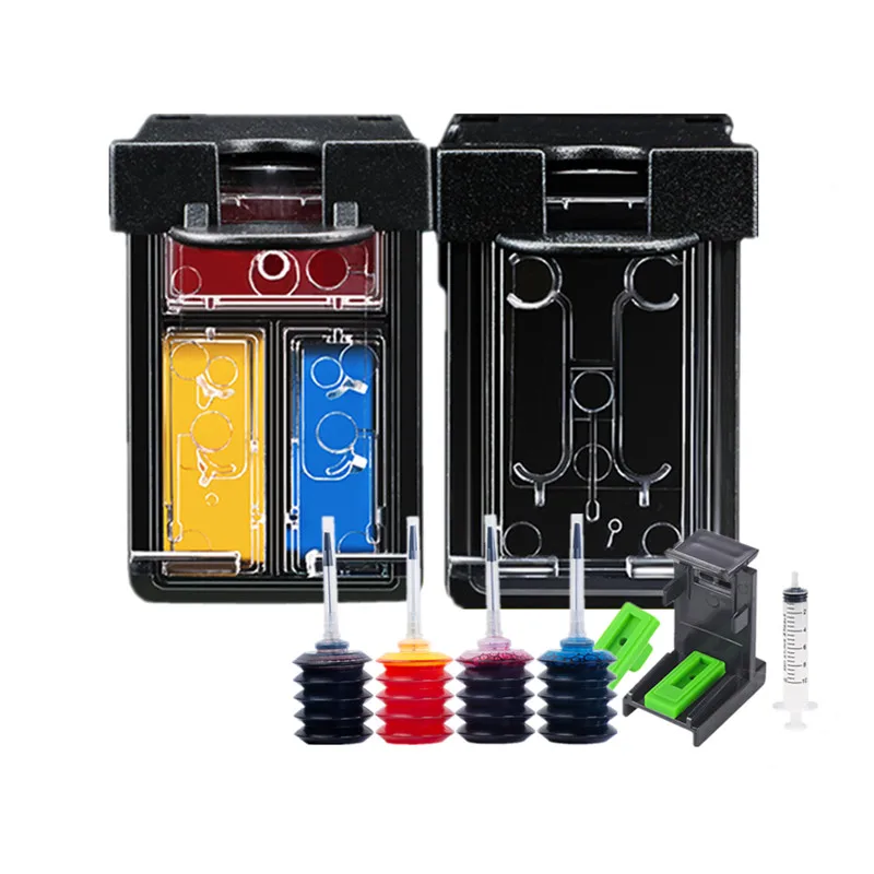 Cartucho de Tinta Recarregável para Canon Pixma Pg560 Cl-561 Ts5350 Ts7450 Ts5351 Ts5352 Ts5353 Ts7451 560xl 561xl - Imagem 3