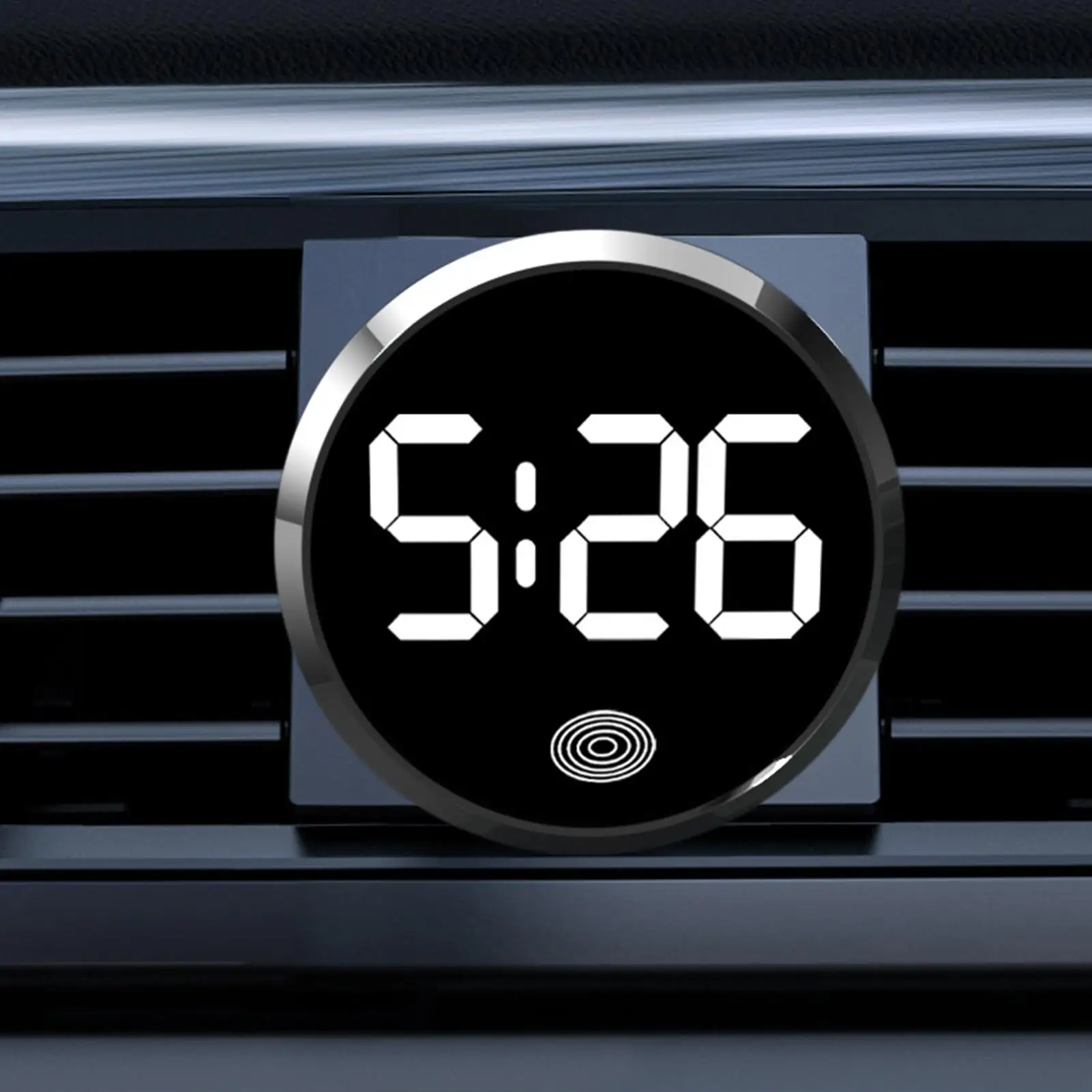 Orologio da cruscotto con controllo touch a LED per auto alla moda con luce display a LED per frigorifero, veicolo da viaggio in classe RV - immagine 2