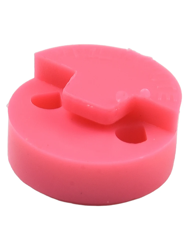 5pcs Rubber Violin Mute Professional Violin Parts Round Rubber Mute Silencer 20x20mm Musical Instrument Accessories